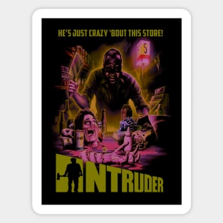 Intruder, Classic Horror, (Version 2) Sticker